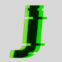 Stylised letter J