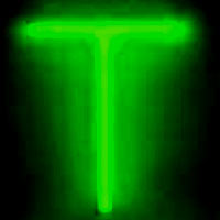 Stylised letter T