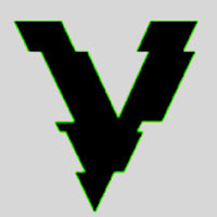 Stylised letter V