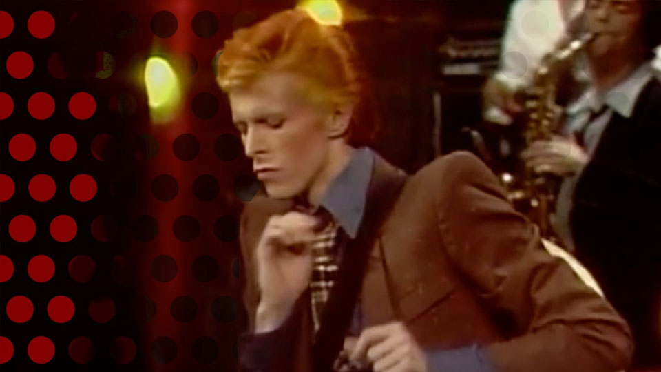 David Bowie performing Young Americans on the Dick Cavett Show, 1974, with Luther Vandross in the backing group