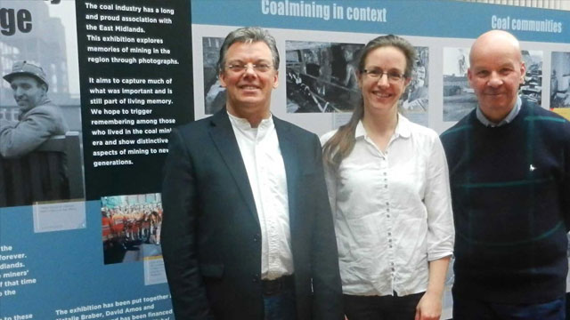 Fillingham, Braber, Amos - co-curators, Coal, Community and Change Exhibition