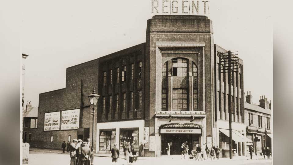 The Regent Cinema, Kirkby in Ashfield, likely taken in 1932