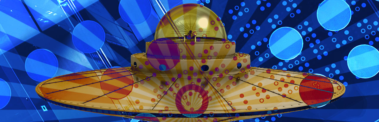 Beyond Belief Covid eZine flying saucer image